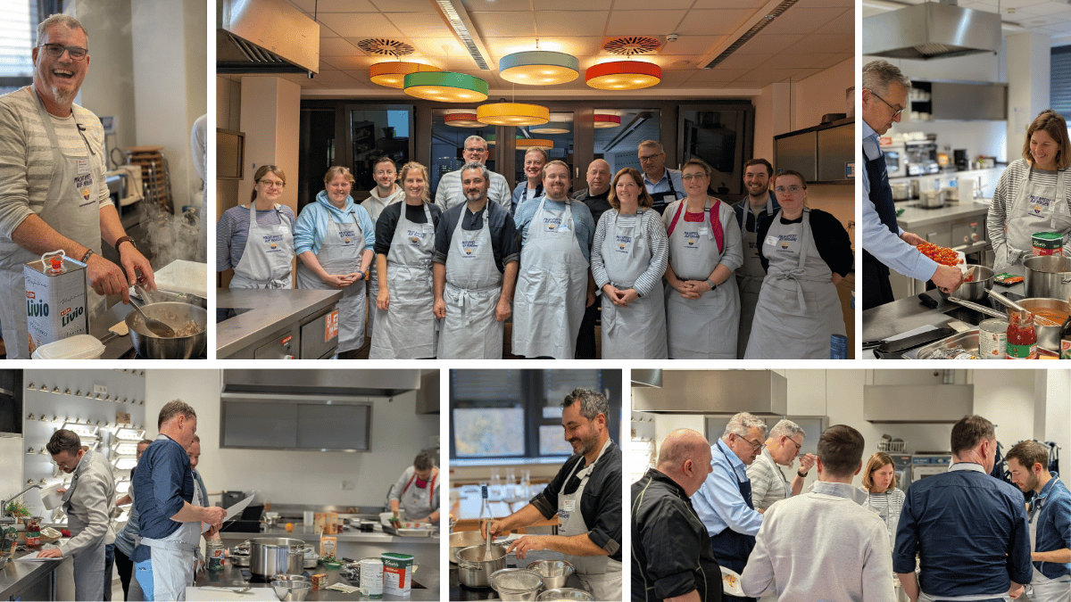 Bildercollage vom Kochworkshop aus Münster