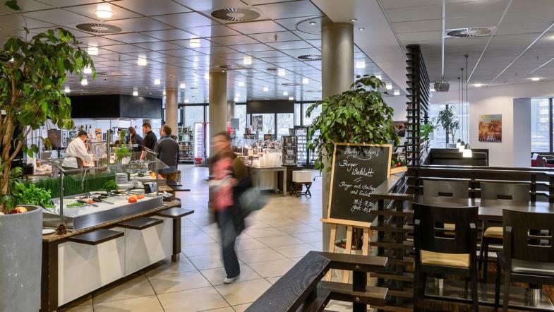 Blick in die Kantine